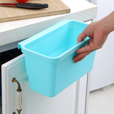 式无盖长方形收纳筒盒时尚元素家用厨房桌面垃圾桶创意橱柜门挂