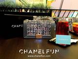 Chanel fun 2016新巴比伦灰小香羊皮链条包 一包一卡正品恶搞潮牌