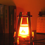 田园风时尚新款创意木质台灯卧室灯温馨灯具床头灯温和灯光包邮