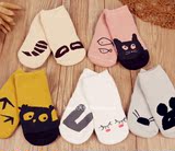 冬季宝宝棉袜 儿童保暖短袜 婴儿防滑地板袜毛圈袜 加厚