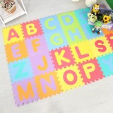 宝宝爬行垫 字母数字益智eva泡沫拼图拼接游戏地垫婴儿地毯