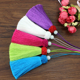 DIY配件30色新款短胖型菠萝帽中国结精致流苏 人造丝真丝流苏穗子