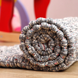 天鹅湖加厚棉线编织手工卧室床边毯儿童宝宝可洗北欧简约地毯地垫