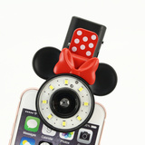 包邮 迪士尼Disney 米奇米妮 手机特效补光灯 广角微距三合一镜头