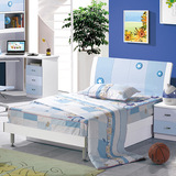 儿童床 儿童套房家具 男孩青少年卧室单人床1.2m 1.5米组合小孩床