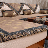 实木沙发垫现代中式沙发套定做红木沙发巾坐垫布艺防滑耐脏四季