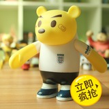 厂家直销 popo暴力熊创意玩偶DIY童趣玩具POPO熊公仔摆件创意礼品