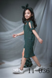 时尚韩版儿童摄影服装女孩影楼拍照服装个性写真拍照套装女孩走秀