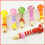 【天天特价】木制小喇叭 奥尔夫乐器 儿童口哨 宝宝吹奏乐器玩具