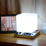卧室小台灯 节能led暖白光台灯 简约实用温馨桌面灯具床头灯