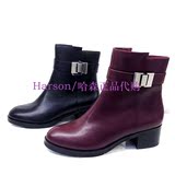 专柜正品代购 HARSON哈森女鞋2014年冬季新款女靴短靴 HA48410