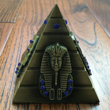 埃及胡夫金字塔模型摆件生日礼物复古怀旧锌合金家居装饰品工艺品
