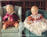 美国古董 30年代左右  Vintage 丘比 Kewpie 娃娃 稀有 一对售