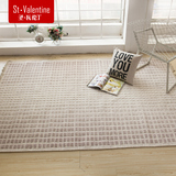 进口地毯客厅沙发茶几简约现代 美式卧室羊毛混纺床边房间长方形