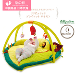 直邮/日本母婴用品代购/纯棉加厚可折叠收纳幼儿童宝宝睡垫游戏毯