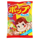 现货日本糖果进口 不二家绿茶多酚护齿棒棒糖121.8g 21支防蛀牙