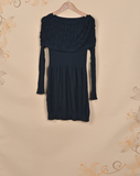 2015春秋新款专柜正品剪标女装优雅针织连衣裙包臀长款毛衣F761