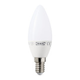 宜家LED灯泡 E14, 枝形灯 小螺口3瓦 单个售价