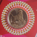 2016猴年纪念章生肖纪念币 航天钞 纸币硬币贺卡祝福明信片新年