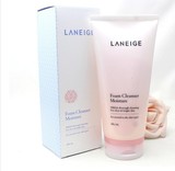 韩国代购 Laneige最新款兰芝保湿泡沫洁面乳洗面奶180ml 现货