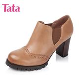Tata/他她秋季专柜同款羊皮女单鞋DH21DCM5