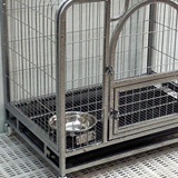 港澳宠物店医院玻璃展示笼 寄养笼 不锈钢狗笼 玻璃展示柜
