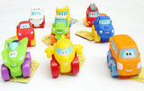 美国大牌婴幼儿童软胶惯性小汽车工程消防车 宝宝Q版卡通玩具小车