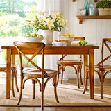 美式全实木餐桌 方桌 咖啡桌 现代简约 美式家具CP-HHPW-ZZ-P01