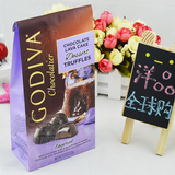 美国进口 Godiva歌帝梵/高迪瓦  岩浆蛋糕松露黑巧克力礼袋装喜糖