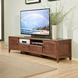 卓腾北欧全实木电视柜组合 简约小户型电视机柜子客厅家具