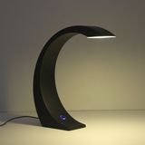 LED现代简约创意台灯色铁艺卧室床头书房工作艺术月亮装饰灯具