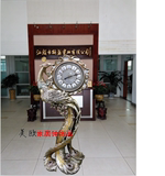 包邮客厅落地钟欧式立钟丽盛座钟凤凰孔雀造型豪华立钟创意时钟表
