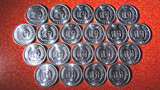 钱币收藏第2套人民币  1983年2分硬币  二分币 包真包老原光币