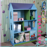 儿童置地书架书柜简易玩具置物架室卡通绘本架宝宝书架宜家整理柜