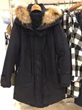 百家好2015韩版冬装代购正品羽绒服女式中长款外套HOJP821A