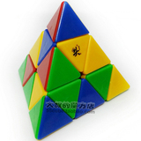 彩色大雁金字塔专业魔方限量收藏彩色拼装专业三角形异型魔方包邮