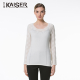 kaiser/凯撒女装新品羊绒毛衣三色简约大气KFWDL15904