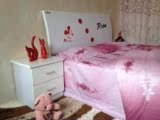 床头板 烤漆印花床头 可定制儿童双人床头 现代简约床靠背包邮