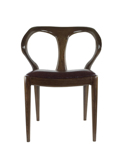 胡桃木扶手木椅设计师木椅简约宜家特色实木椅子