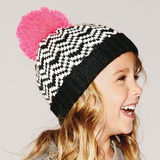 现货英国进口NEXT正品代购女宝幼儿女童女孩冬季帽子大绒球毛线帽