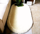 毯地垫 椭圆形床前毯 弹力丝床头毯床边毯简约时尚客厅卧室地