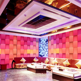 欧式立体3D粉色方格科幻大型壁画 酒吧KTV商用咖啡吧酒店墙纸壁纸