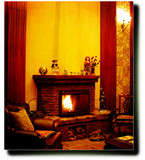 热销款 圣罗曼真火壁炉 欧式壁炉 现代燃木壁炉 别墅壁炉恺撒
