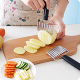 厨房不锈钢多功能切菜器黄瓜胡萝卜波浪切片器土豆切条器切薯条刀