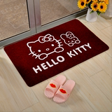 卡通门垫Helkitty凯蒂猫入户进门门厅脚垫吸水卫浴防滑蹭土地毯