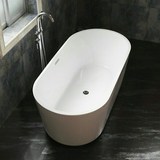 1.2/1.5/1.6/1.7米压克力浴缸独立式成人一体缸薄边欧式浴缸5237