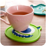 卡通立体硅胶碗垫杯垫 hello Kitty超厚防滑隔热茶杯子垫餐盘垫