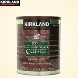 预售美国进口Kirkland 哥伦比亚超级滤泡式咖啡粉深度烘焙 1.36kg