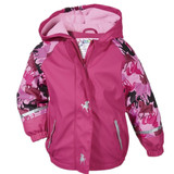 外贸原单 儿童冲锋衣三合一加绒外套 女童户外滑雪服防水加厚雨衣