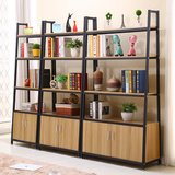 新款简易书架落地置物架组合陈列架储物架梯形货架展示架书柜